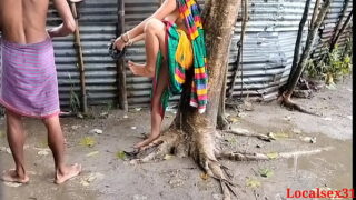 Indian Desi Horny Girl Standing Style Hard Ass Fucked In Outdoor Video