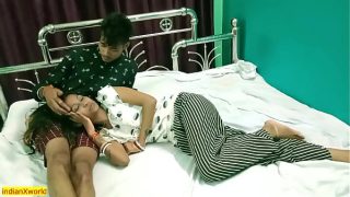 Indian Desi village house wife and husband brother real sex video Video